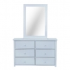 Lexington 6 Drawer Dresser Cabinet With Mirror Frame